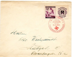 BOHMEN UND MORAVIE.1941..ROTE KREUZ. VIGNETTE CROIX-ROUGE.Mi 63 - Storia Postale