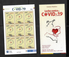 2020 COLOMBIA, MEDICINE, COVID 19, PANDEMIC 2020, CORONAVIRUS, STARTING IN WUHAN, PAIR  MNH AND FDB XF - Colombie