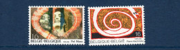 Belgique België, **, Yv 2602, 2603, Mi 2655, 2654, SG 3269, 3268, Pol Mara, Alechinsky, - Unused Stamps