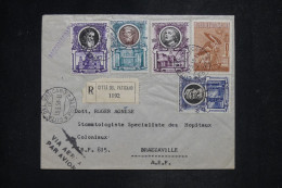 VATICAN - Lettre Recommandée Pour Brazzaville (AEF) - 1958 - A 2859 - Storia Postale