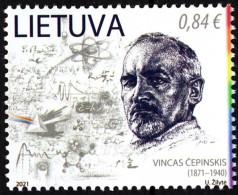 LITHUANIA 2021-07 Famous People, Science. Cepinskis. Physical Chemistry, MNH - Scheikunde