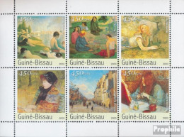 Guinea-Bissau 2261-2266 Kleinbogen (kompl. Ausgabe) Postfrisch 2003 Kunstmuseen - Guinée-Bissau