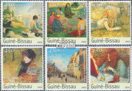 Guinea-Bissau 2261-2266 (kompl. Ausgabe) Postfrisch 2003 Kunstmuseen - Guinée-Bissau