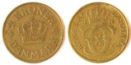 DÄNEMARK - DENMARK 2 Kronen Münze 1926 Christian X.      (134 - Dänemark