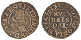 Schleswig-Holstein-Coltorpsche Linie 1/16 Reichstaler 1623 Friedrich III 1616-59 - Petites Monnaies & Autres Subdivisions