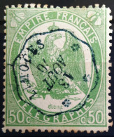 FRANCE                     Télégraphe  N° 6                     OBLITERE - Telegraaf-en Telefoonzegels