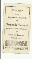 Fernande Laurent  Communion Solennelle Croix  Rouveroy 1931 - Kommunion Und Konfirmazion