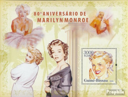 Guinea-Bissau Block 573 (kompl. Ausgabe) Postfrisch 2006 80. Geburtstag Marilyn Monroe - Guinée-Bissau