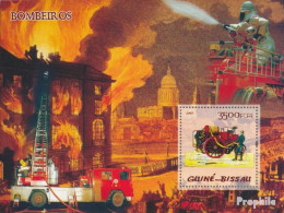 Guinea-Bissau Block 484 (kompl. Ausgabe) Postfrisch 2005 Feuerwehrautos - Guinée-Bissau