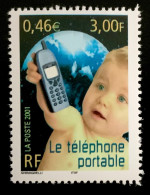2001 FRANCE N 3374 LE TÉLÉPHONE PORTABLE - NEUF** - Neufs