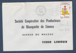 France N° 2202a  Sur Lettre - Cartas & Documentos