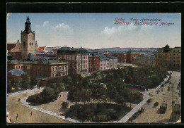 AK Lemberg, Hetmannsche Anlagen, Strassenbahn  - Ukraine