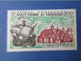 Saint Pierre Et Miquelon - L'Espérance St Malo 1600 - Poste Aérienne 200 F - Bonne Cote - Ongebruikt