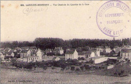 CPA - LAROCHE MIGENNES - Vue Générale Du Quartier De La Gare - Cachet Militaire - Comission Militaire Gare LAROCHE - Laroche Saint Cydroine