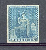 MAURICE : Yv. N° 15 SB N° 31  (*)  Bleu Cote 5 Euro TBE 2 Scans - Mauritius (...-1967)