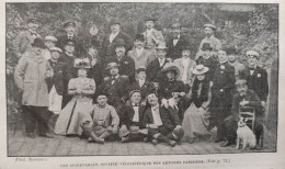 1898 LA SOCIÉTÉ VÉLOCIPÈDE DES ARTISTES PARISIENS - LES INCREVABLES - VIE AU GRAND AIR - Riviste - Ante 1900