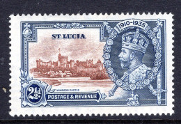 St Lucia 1935 KGV Silver Jubilee - 2½d Value HM (SG 111) - Ste Lucie (...-1978)