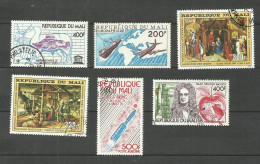 MALI POSTE AERIENNE N°283, 285, 287 à 289, 292 Cote 5.75€ - Mali (1959-...)