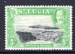 St Lucia 1936 KGV Pictorials - P.14 - ½d Port Castries HM (SG 113) - St.Lucia (...-1978)