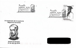 SPAIN. POSTMARK. 400th ANNIV. MIGUEL DE CERVANTES. ALCALA DE HENARES. 2016 - Otros & Sin Clasificación