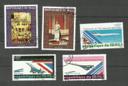 MALI POSTE AERIENNE N°339, 340, 351 à 353 Cote 4.25€ - Mali (1959-...)