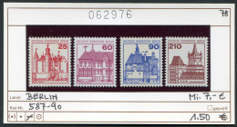 Berlin 1978 - Deutschland 1978 - Germany 1978 - Allemagne 1978 - Michel 587-590 - ** Mnh Neuf Postfris - Unused Stamps