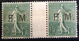 FRANCE                     F.M  3 X 2                     NEUF* - Timbres De Franchise Militaire