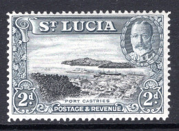 St Lucia 1936 KGV Pictorials - P.14 - 2d Port Castries HM (SG 116) - St.Lucia (...-1978)