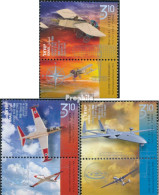 Israel 2384-2386 Mit Tab (kompl.Ausg.) Postfrisch 2013 Luftfahrt Auf Dem Gebiet Israels - Unused Stamps (with Tabs)