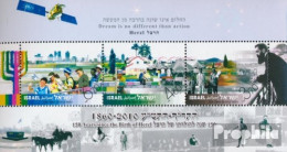 Israel Block84 (kompl.Ausg.) Postfrisch 2010 Theodor Herzl - Neufs (sans Tabs)