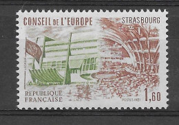 Francia 1981. YT = Ser 66 -  (**). Conseil Europa - Mint/Hinged