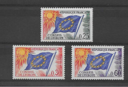 Francia 1963-71. YT = Ser 28,30,34 -  (**). Consejo De - Mint/Hinged