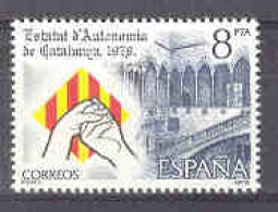 Spain. 1979 - Estatut Catalunya Ed 2546 (**) - Neufs