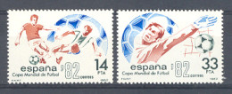 Spain 1982 - Futbol Camp Mundo, Ed 2661-62 2v (**) - Neufs