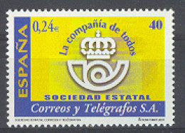 Spain 2001 - Sociedad De Correos Ed 3815 - Unused Stamps