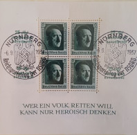 German (Deutsches) 3rd Reich; Nurnberg, 1937. - Used Stamps