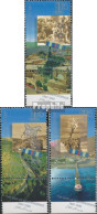 Israel 1452II-1454II Mit Tab (kompl.Ausg.) Postfrisch 1998 Unabhängigkeitskrieg - Unused Stamps (with Tabs)