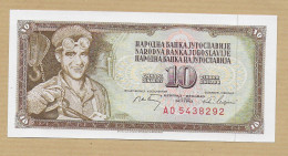 10 DINARA 1968 NEUF - Jugoslawien