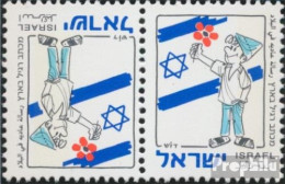 Israel 1451I A K I Kehrdruckpaar (kompl.Ausg.) Postfrisch 1998 50 Jahre Israel - Nuovi (senza Tab)