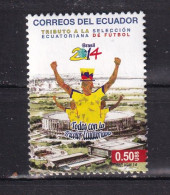 ECUADOR-2014-SOCCER-TRIBUTE-MNH - Andere & Zonder Classificatie