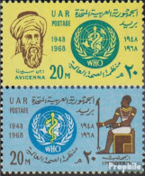 Ägypten 888-889 Paar (kompl.Ausg.) Postfrisch 1968 WHO - Neufs