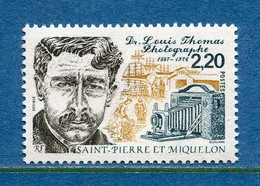 Saint Pierre Et Miquelon - YT N° 488 ** - Neuf Sans Charnière - 1988 - Nuovi