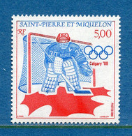 Saint Pierre Et Miquelon - YT N° 487 ** - Neuf Sans Charnière - 1988 - Nuovi