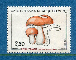 Saint Pierre Et Miquelon - YT N° 486 ** - Neuf Sans Charnière - 1988 - Nuovi