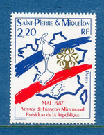 Saint Pierre Et Miquelon - YT N° 478 ** - Neuf Sans Charnière - 1987 - Neufs