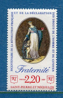 Saint Pierre Et Miquelon - YT N° 501 ** - Neuf Sans Charnière - 1989 - Unused Stamps