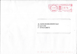 M154 - LUXEMBOURG - LETTRE DE ESCH SUR ALZETTE DU 12/11/02 - ARBED - Franking Machines (EMA)