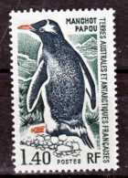 TAAF    60 Manchot 1976 25% De Cote   Neuf ** MNH Sin Charmela Cote 19 - Unused Stamps