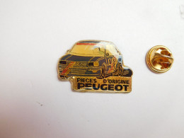 Beau Pin's , Auto Peugeot , Pièces D'origine , époxy , Verso Quadrillé - Peugeot