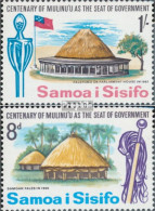 Samoa 150-151 (kompl.Ausg.) Postfrisch 1967 Regierungssitz - Samoa